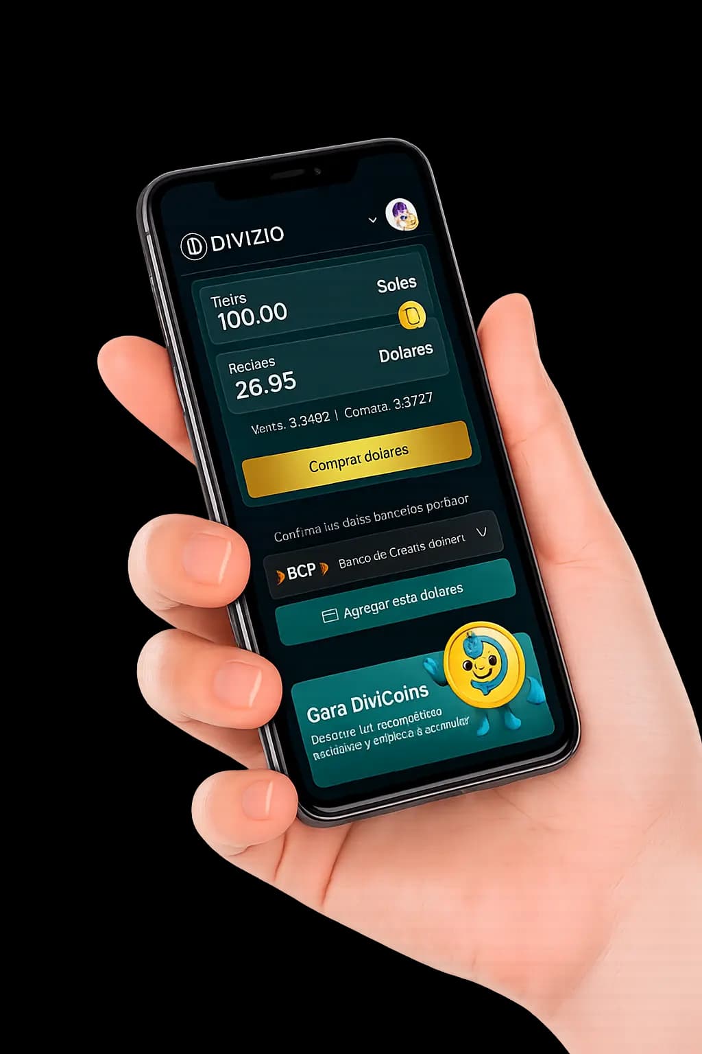 Divizio app móvil - próximamente